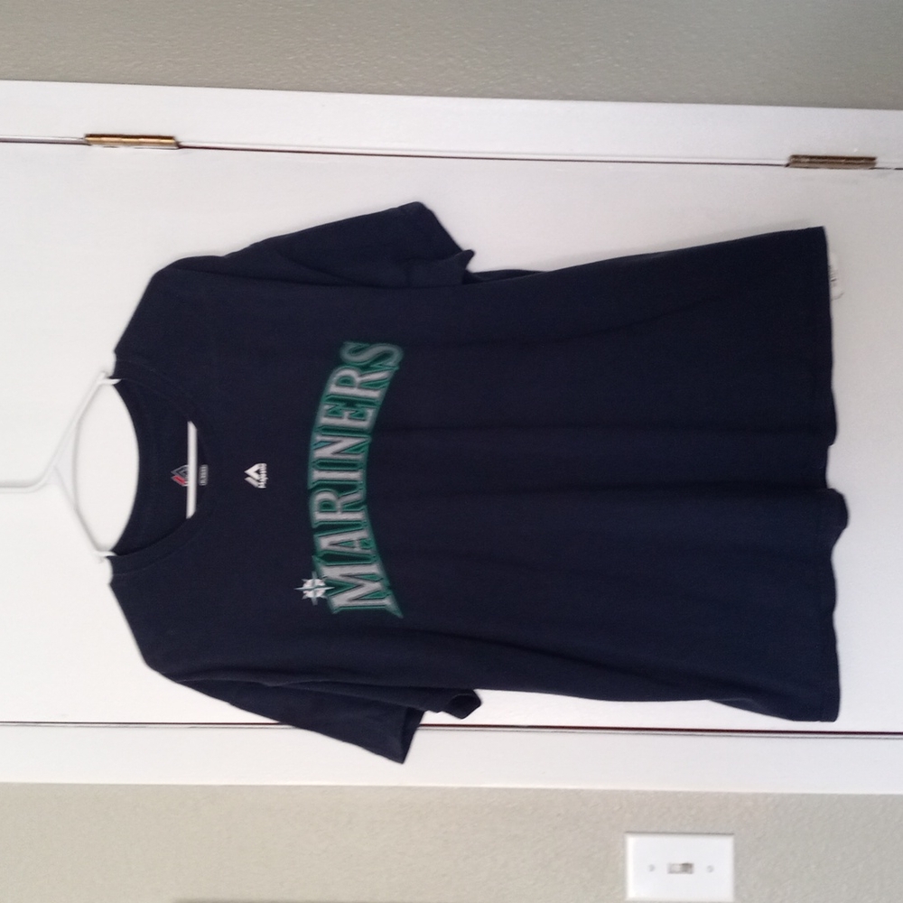 COPY - Majestic Seattle Mariners vintage blue SS tee sz Xl  Hernandez